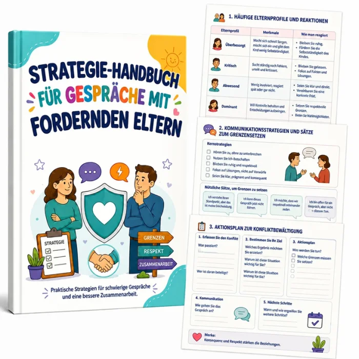 Strategie-Handbuch für Gespräche mit fordernden Eltern