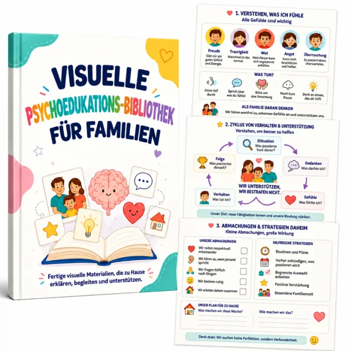 Visuelle Psychoedukations-Bibliothek für Familien